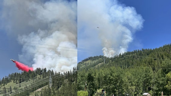 Crews battle Second Creek Fire near Leavenworth, WA