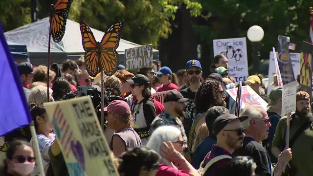 May Day protesters in Seattle rally over immigration, workers' rights