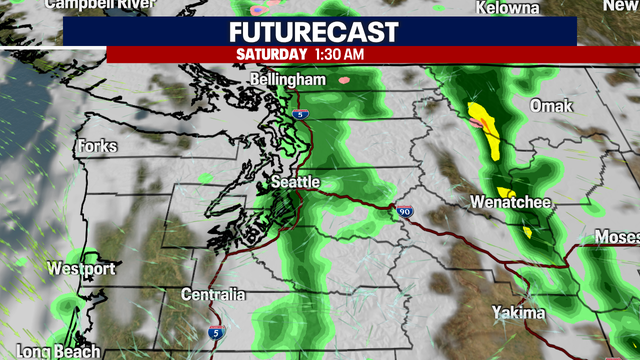 Seattle weather: Light showers return for the weekend
