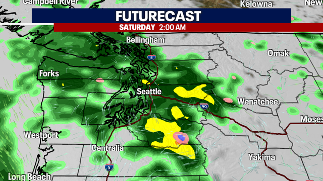 Seattle weather: Soggy skies continue Into the weekend