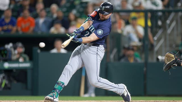 Cal Raleigh pinch-hit two-run single carries Seattle Mariners to 5-3 win over Athletics