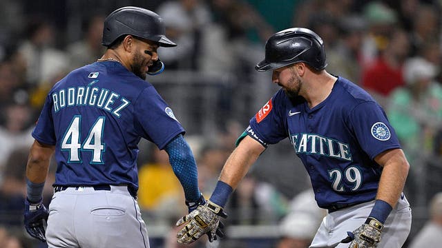 Seattle Mariners hit three homers, Logan Evans sharp in 5-1 win over Padres