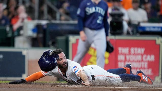 Astros capitalize on early errors, hold on for 2-1 win over Seattle Mariners