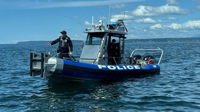 Recovery effort underway after boat sinks in Possession Sound near Everett, WA