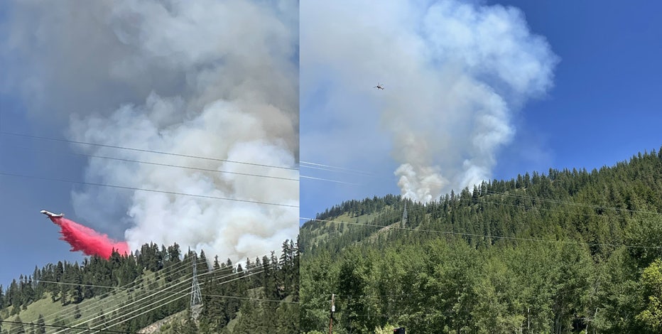 Crews battle Second Creek Fire near Leavenworth, WA