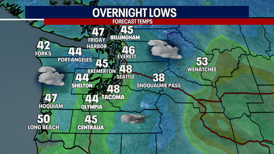 Tonight's Lows
