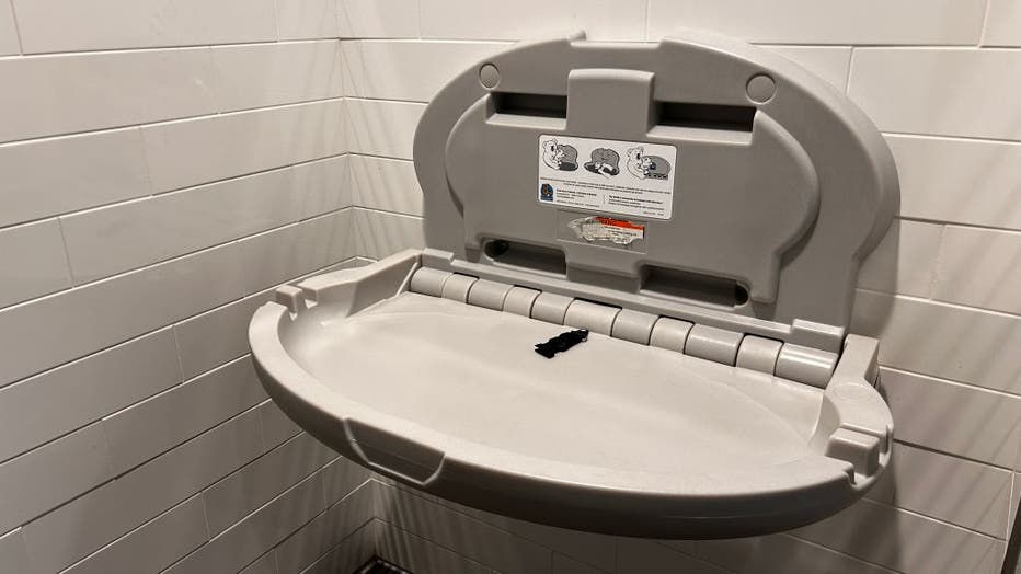 baby changing table photo
