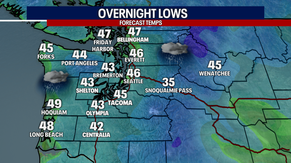 Tonight's Lows