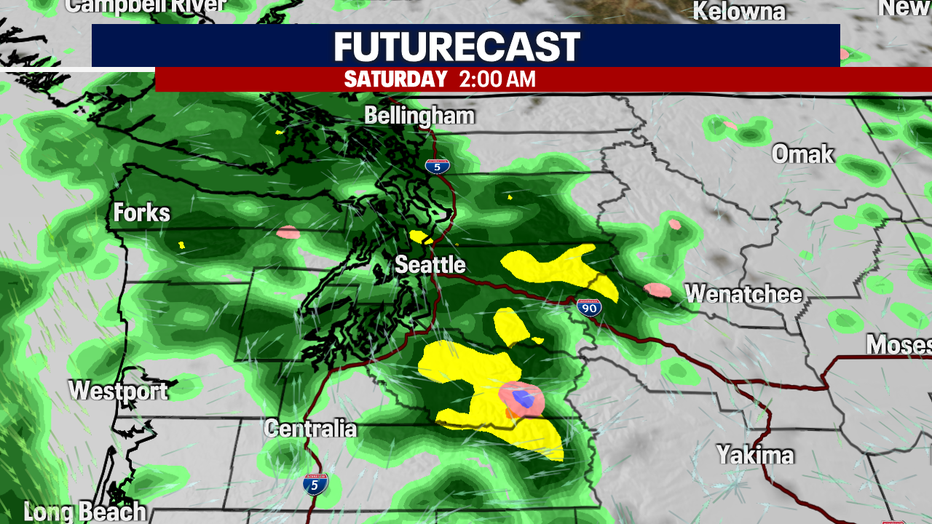 More rain expected this weekend around Western Washington.