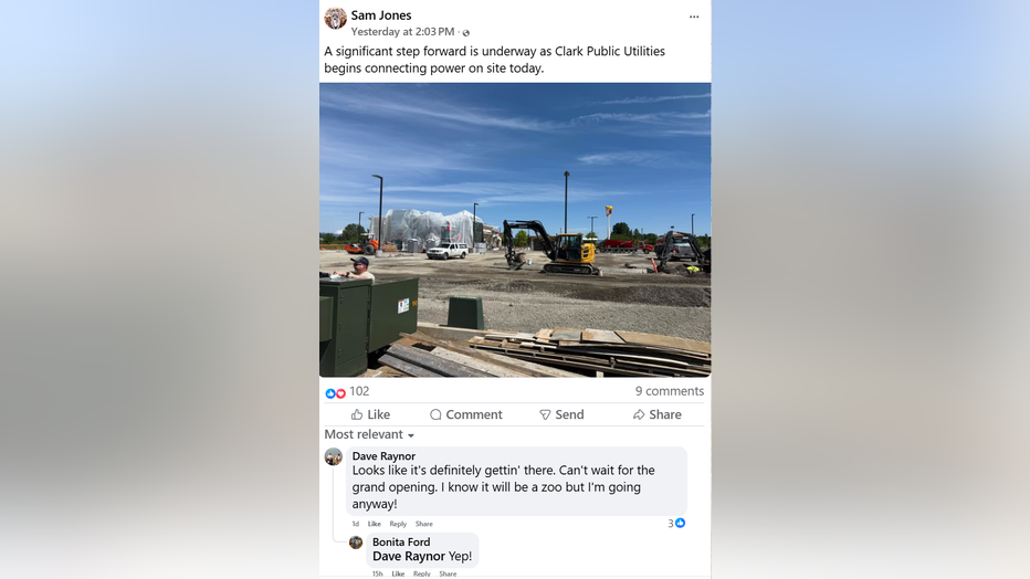 power company working next to in-n-out burger