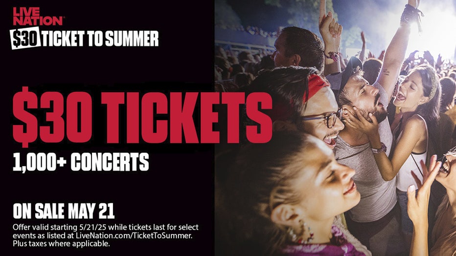 Live Nation is offering music lovers $30 tickets to more than 1,000 shows across the U.S. and Canada, including events in the Pacific Northwest. The initial sale begins May 21, with more $30 tickets to be added throughout the summer. Keep reading for participating shows coming to Washington, Oregon, Idaho and Montana — and how to buy tickets.