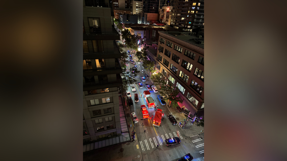 Union St stabbing downtown Seattle