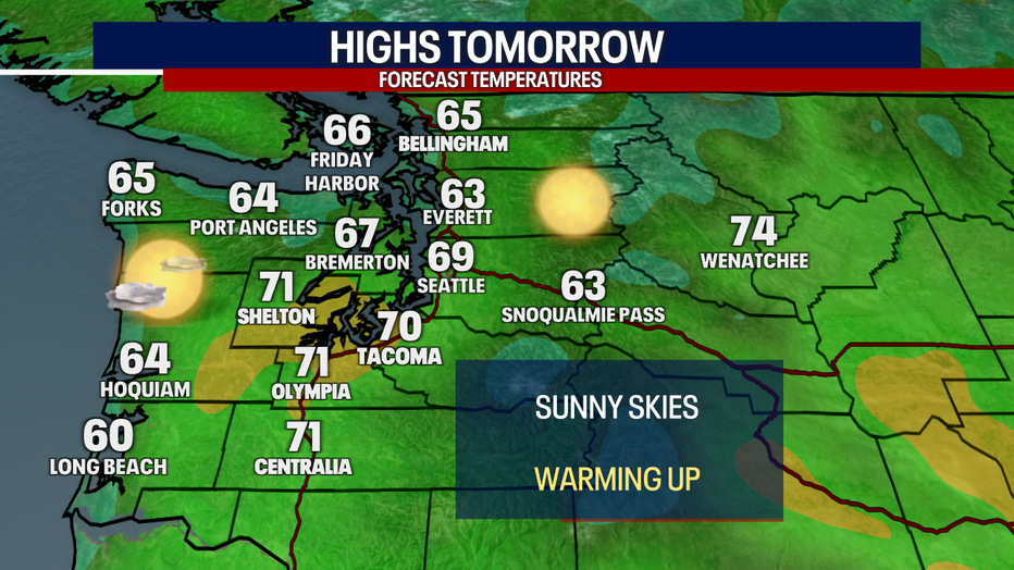 Tomorrow's Highs
