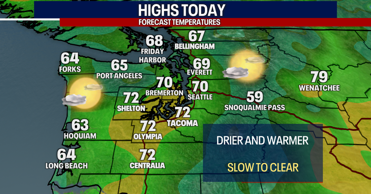 Current Weather Seattle Seattle warms up this week with comfortable afternoons | FOX 13 Seattle