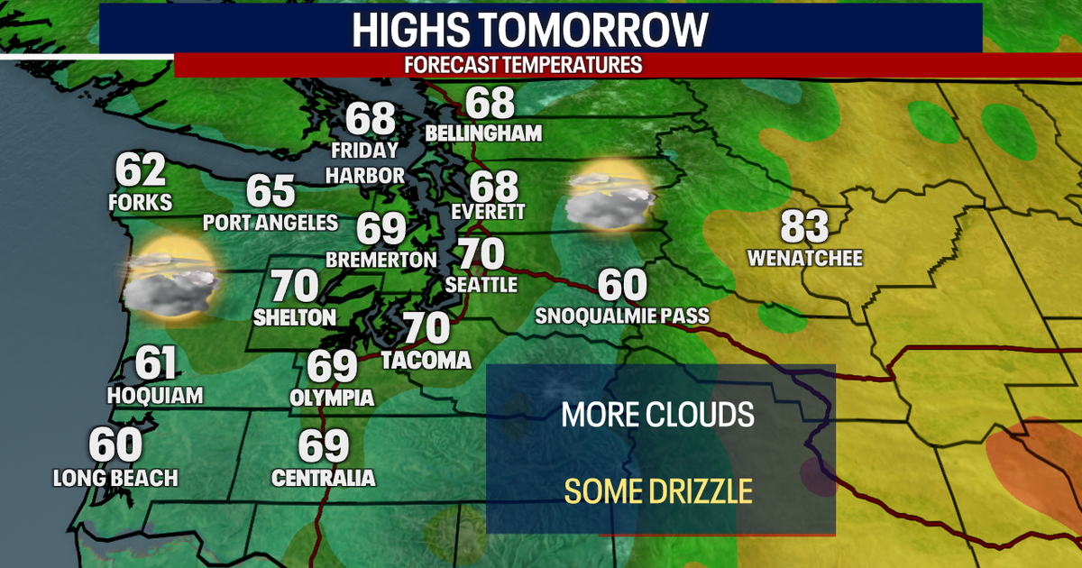More clouds and mild Wednesday | FOX 13 Seattle
