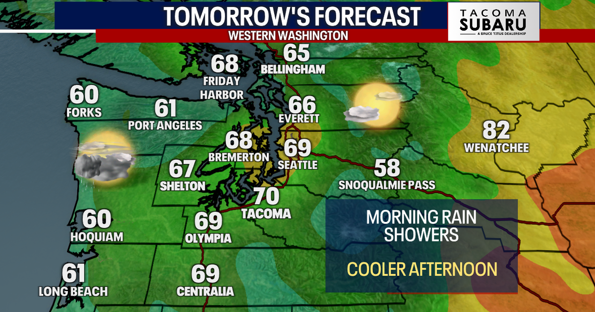 Light rain returns to Seattle Wednesday morning | FOX 13 Seattle