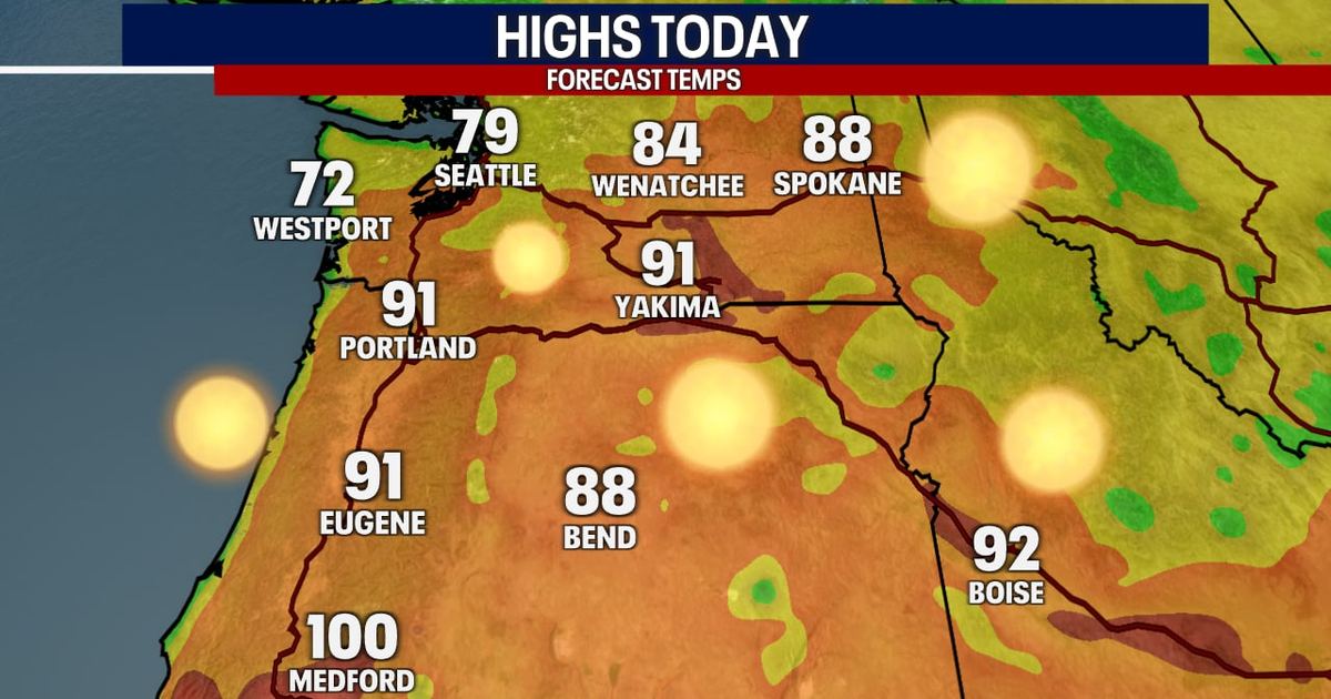 Temps to hit 80 degrees early in week | FOX 13 Seattle