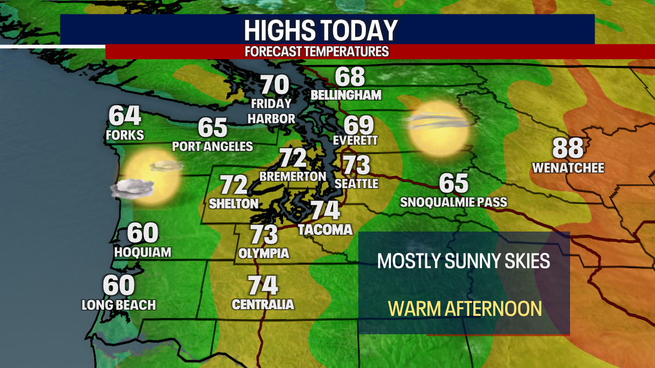 Seattle weather: Rain returns after a long dry spell