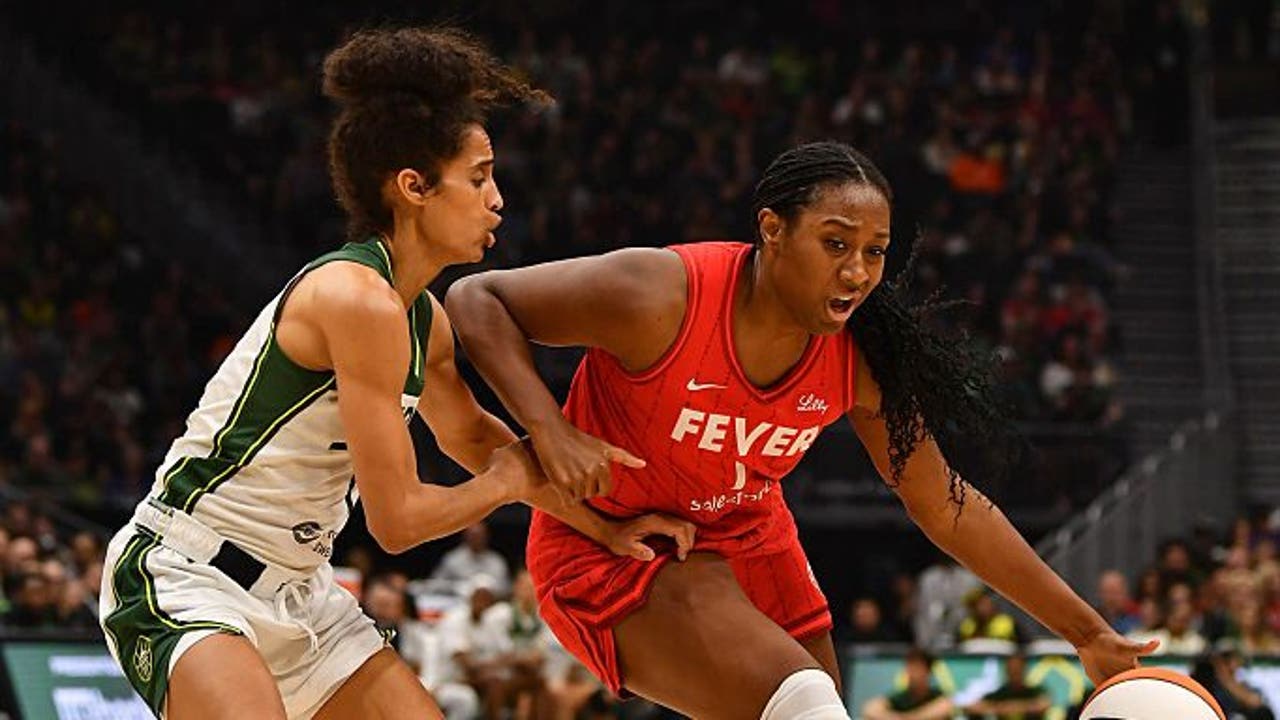 Boston's career-high 31 sinks Storm in 94-86 loss to Fever | FOX 13 Seattle
