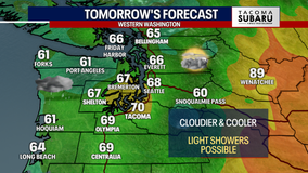 Seattle weather: Clouds and cooler Wednesday, few sprinkles possible