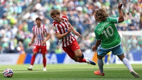 Pablo Barrios scores twice as Seattle Sounders fall 3-1 to Atlético Madrid in FIFA Club World Cup