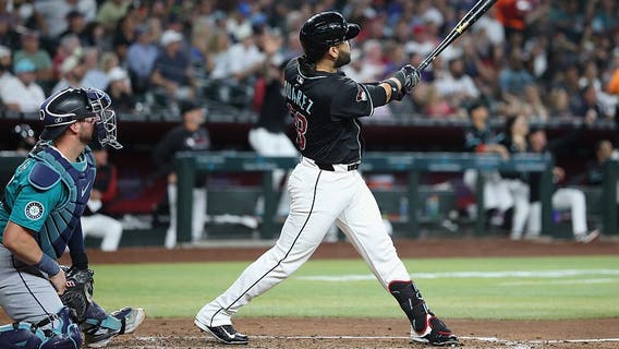 Eugenio Suárez grand slam carries Diamondbacks to sweep of Seattle Mariners with 5-2 win
