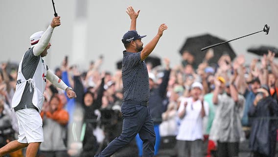 J.J. Spaun weathers wet at Oakmont to claim U.S. Open