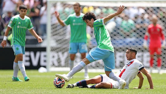 Kvaratskhelia, Hakimi score as Seattle Sounders fall 2-0 to UEFA champions Paris Saint-Germain