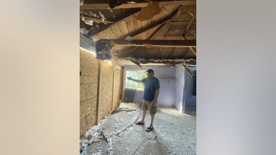 Cleanup continues after driver went airborne, smashes through 2 Burien, WA homes