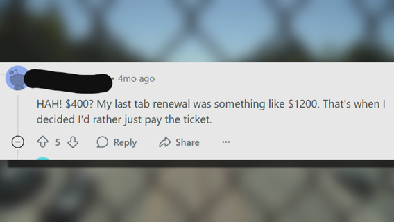 Report states half a million WA drivers have expired tabs