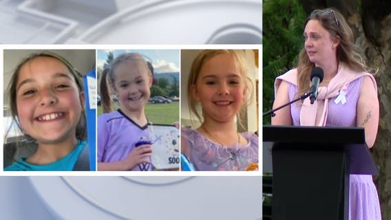 Whitney Decker reveals '3 feelings' tradition at emotional WA memorial for daughters