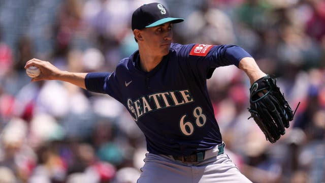 George Kirby strikes out career-high 14, Mariners beat Angels 3-2 to snap 5-game skid