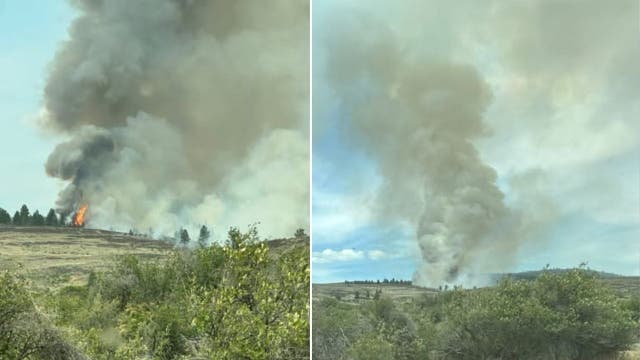 Wildfire prompts evacuations near Ellensburg, WA