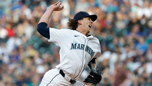 Logan Gilbert K's 10 in return to rotation, but Seattle Mariners blanked 2-0 by Red Sox