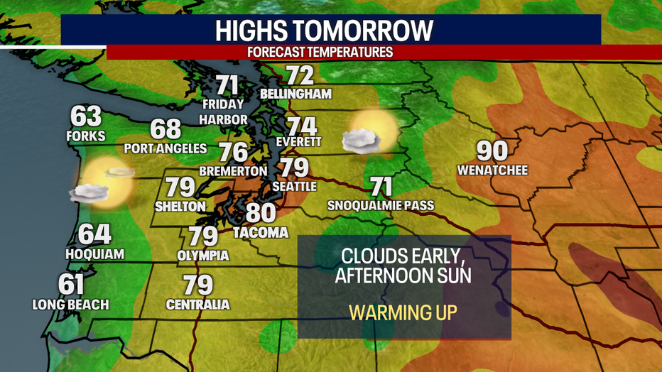 Tomorrow's Highs