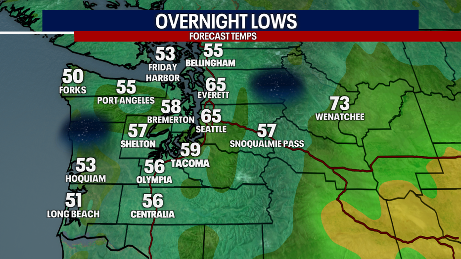Lows Tonight