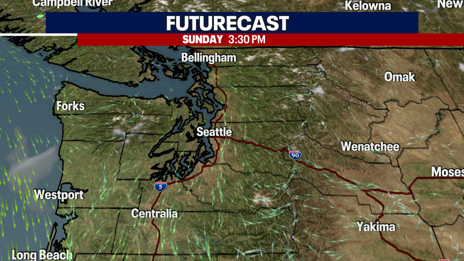 Plenty of sunshine around on Sunday.