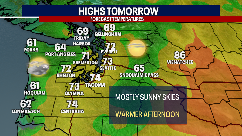 Tomorrow's Highs