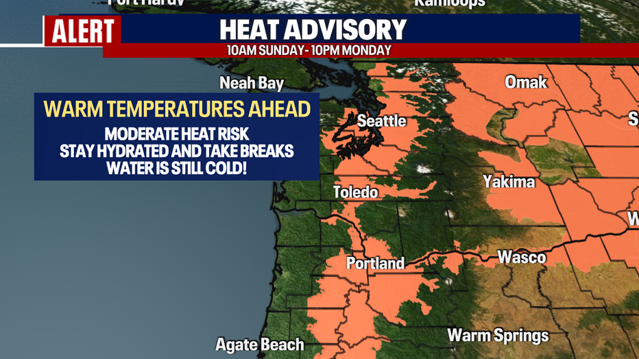 Turing up the heat by Sunday.
