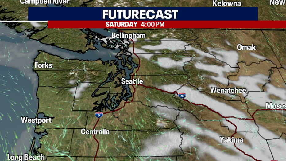 Summertime sunshine continues into the weekend.
