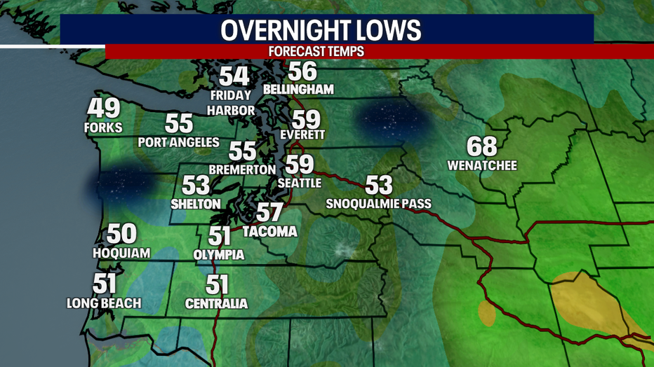 Lows Tonight