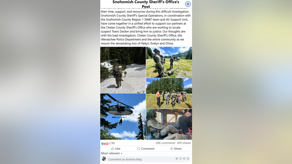 authorities search for travis decker facebook post