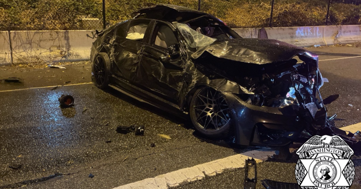 Driver in custody after high-speed crash on I-90 | FOX 13 Seattle