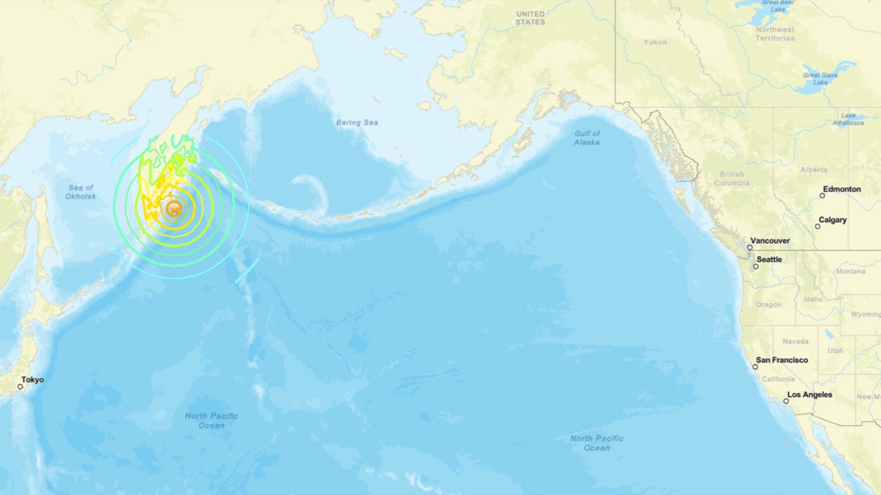 Tsunami live map