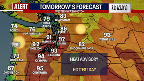 Seattle weather: Heat Advisory through Wednesday, highs in the 90s
