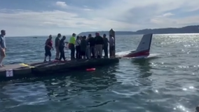 Witness captures video of plane crashing into water near Mukilteo, WA
