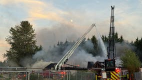 Fire destroys Center for Human Services building in Lynnwood, WA