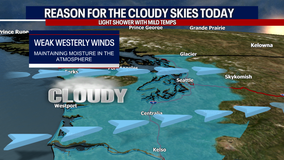 Gray Sunday in Seattle with a hotter workweek