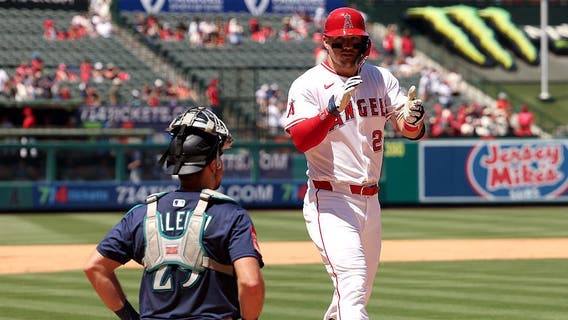 Cal Raleigh hits 41st home run, but Seattle Mariners lose 4-1 to Angels