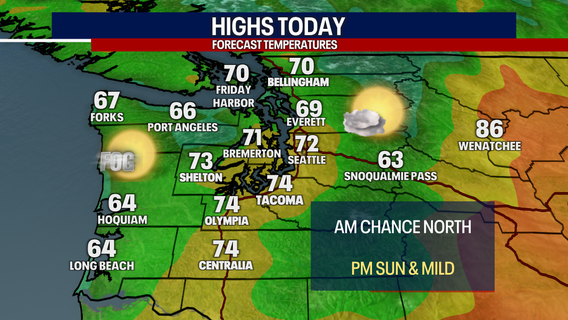 Seattle weather: Heating up Friday and this weekend